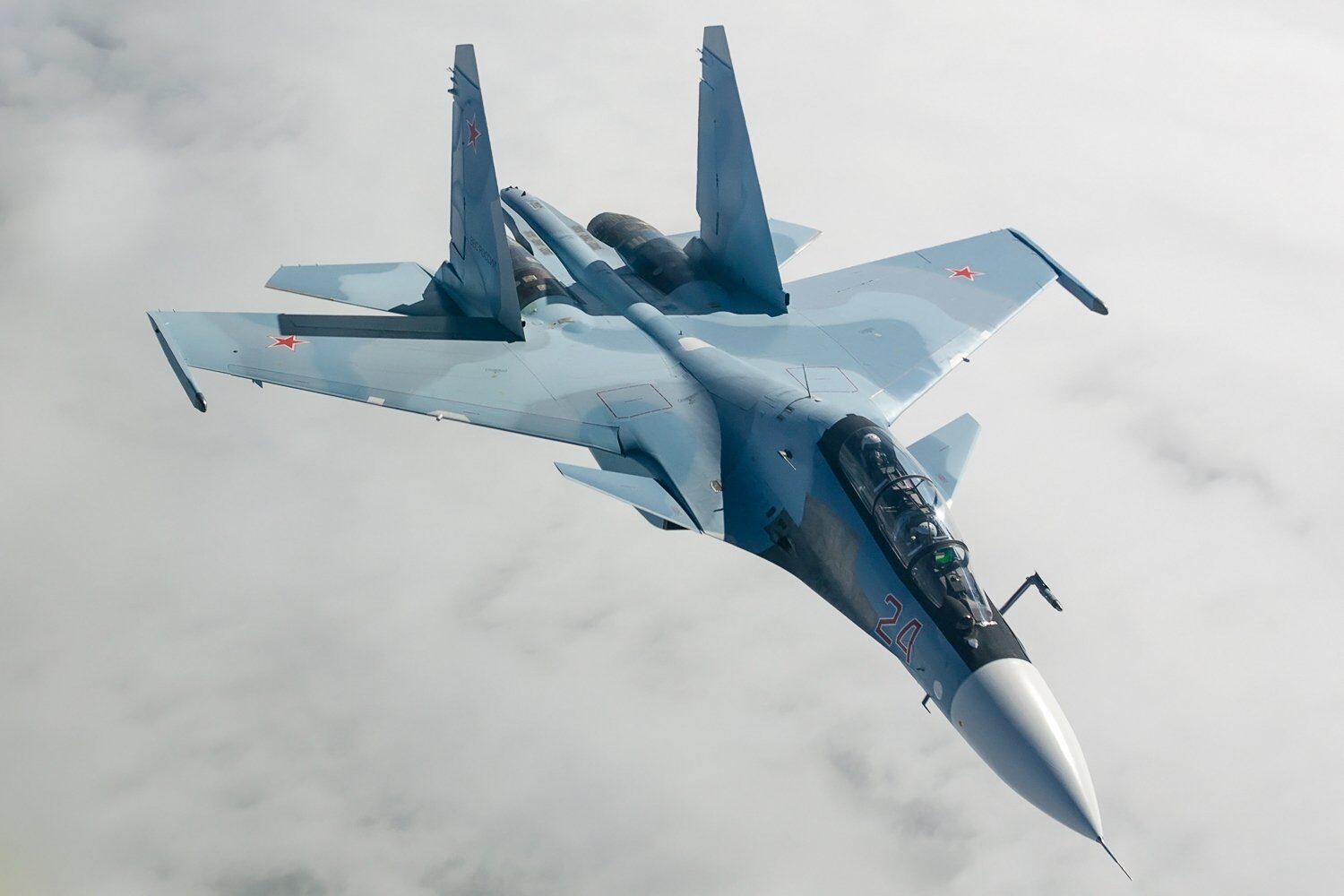 Avion de luptă Su-30 prăbușit în nordul Rusiei / Rusia a pierdut 12 astfel de avioane de la începutul conflictului din Ucraina
