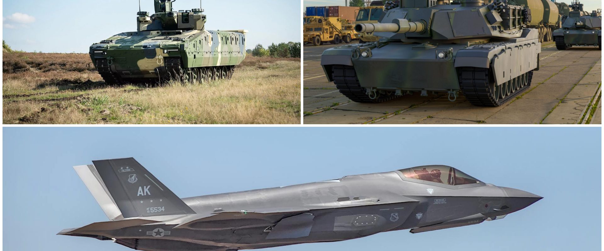 Analiză asupra cumpărăturilor importante de armament ale României după invadarea Ucrainei de către Rusia în 2022: MLI-uri, sute de tancuri, nave și avioane stealth F-35