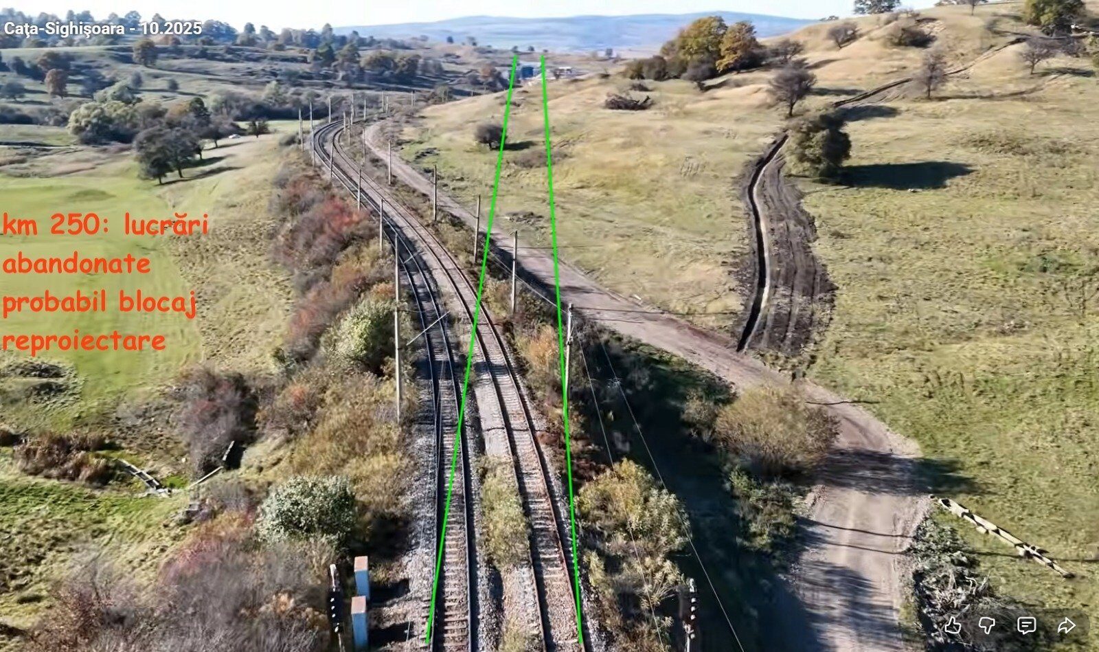 Asociația ProInfrastructura comentează promisiunile CFR referitoare la proiectele pentru linia ferată Sighişoara-Brașov, considerată o secțiune esențială de 110 km care blochează în prezent conexiunile între București, Brașov, Curtici, Cluj-Napoca și zona de nord-vest a țării