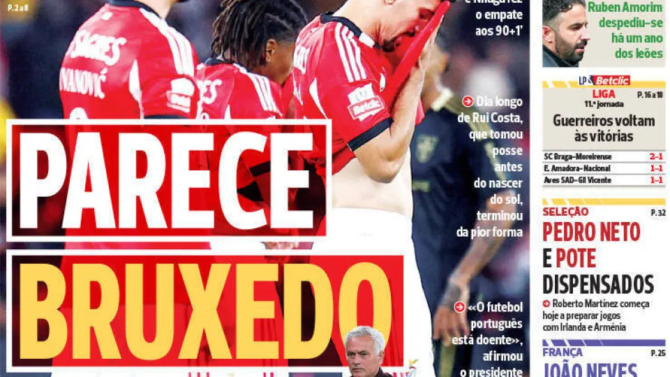 Iată o reformulare a titlului:

„Pe calea asta: Dragonul „fără limită” și Benfica se confruntă cu „blestemul””