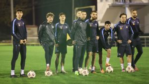 Ultimul antrenament al tricolorilor înainte de meciul cu Italia – imagini de la națională