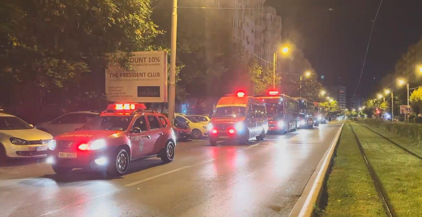 Evacuări de gaze în inima orașului capitalei