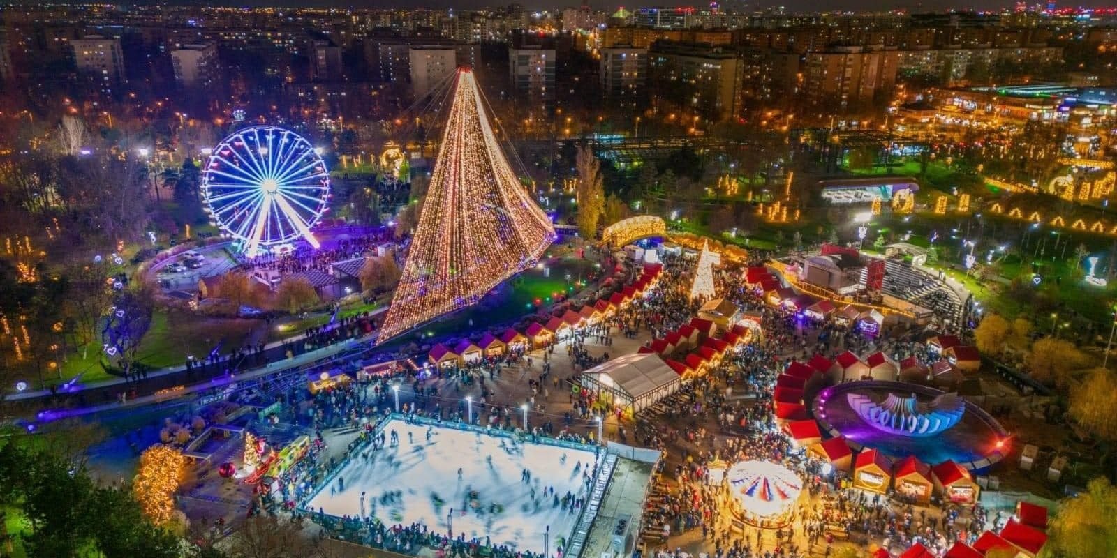 Trei târguri de Crăciun se inaugurează în București începând cu 29 noiembrie: Piața Universității, Piața Constituției și esplanada Operei