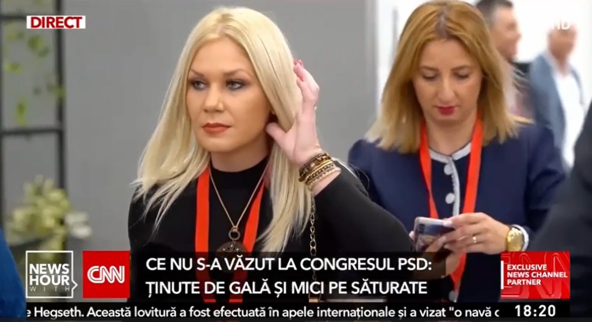 [ad_1] La Congresul PSD, doamnele din partid au profitat pentru a-și evidenția accesoriile, precum pantofi și poșete, și pentru a purta ținute spectaculoase