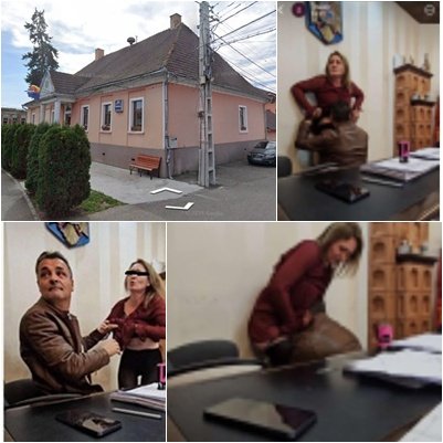 Controversă SEXUALĂ la Primăria Livezile! Primarul și o angajată în imagini INDECENTE, Traian Simionca susține că sunt FALSE!