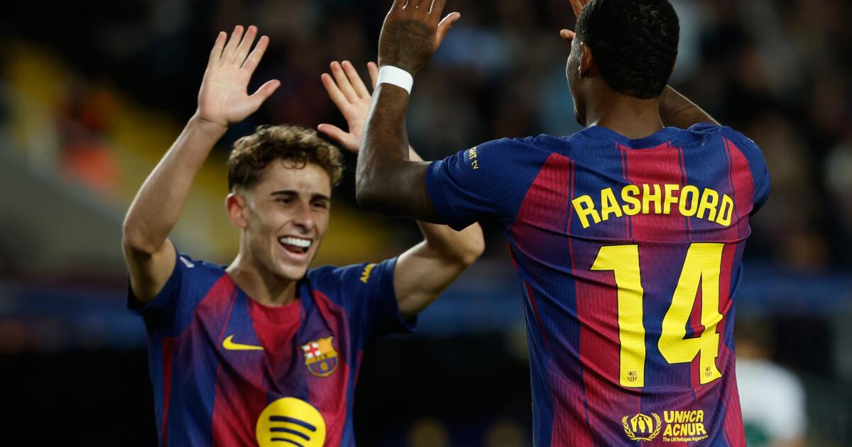 Yamal și Rashford marchează în timp ce Barcelona își revine după înfrângerea din Clasico.
