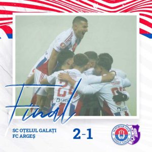 VIDEO Fotbal: Oțelul Galați câștigă strâns, 2-1 cu FC Argeș, în Superligă