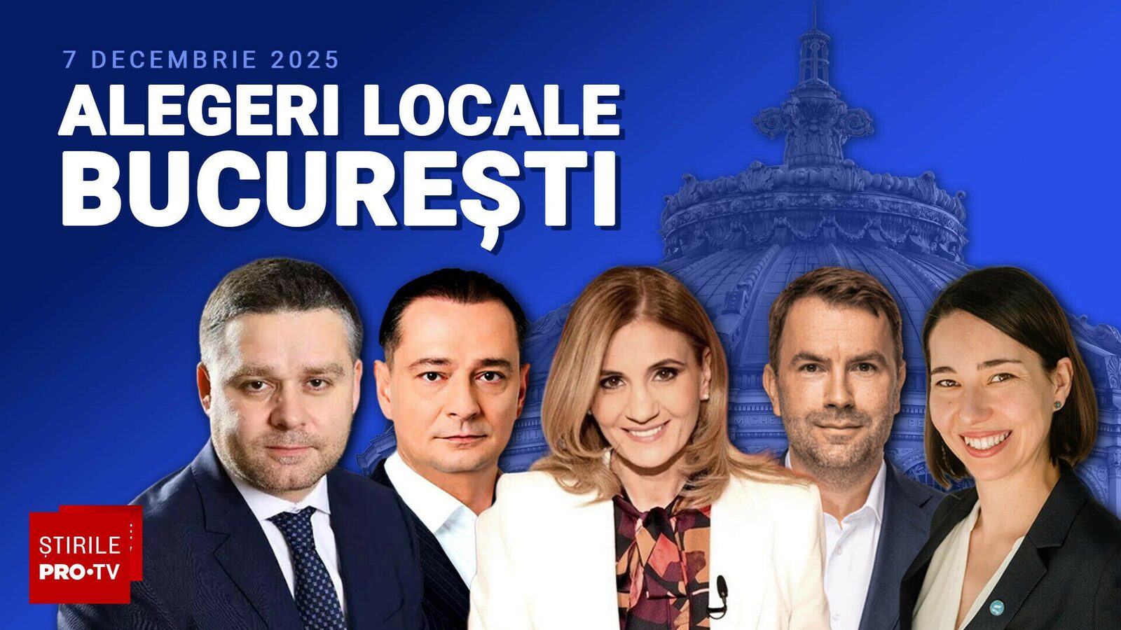 București 2025: Alegeri locale parțiale pentru primarul general al capitalei.