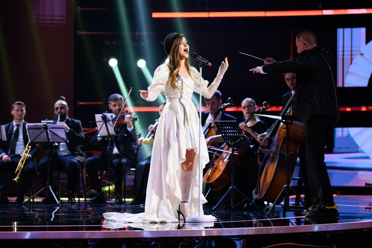 Alessia Pop, învingătoarea finalei Vocea României 2025, s-a făcut remarcată.