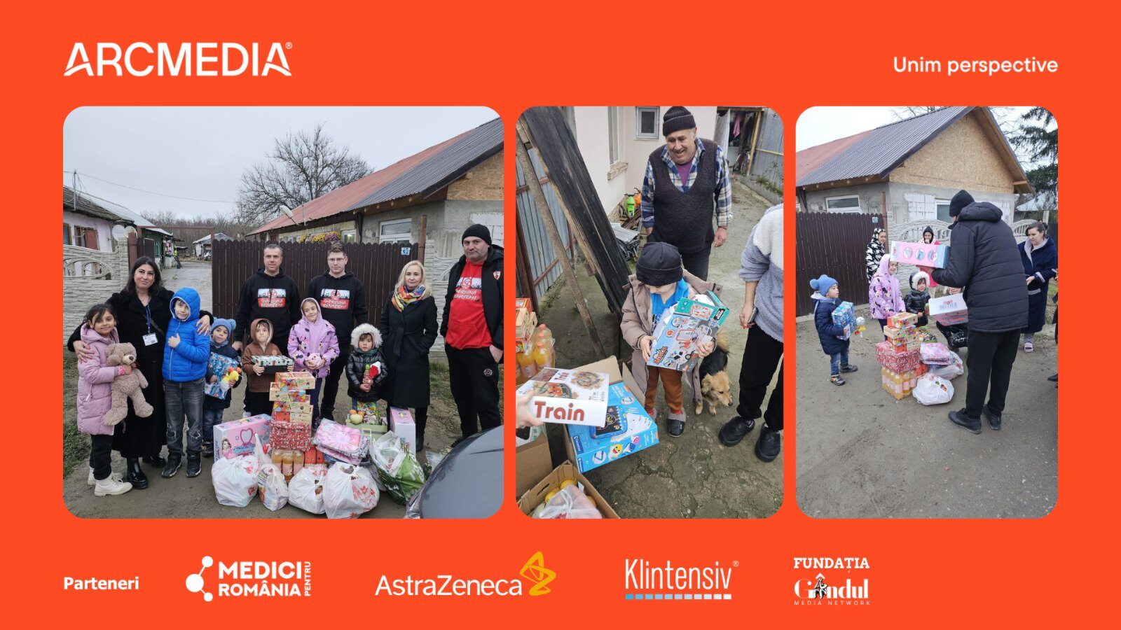 ARCMEDIA aduce bucuria Crăciunului copiilor nevoiași