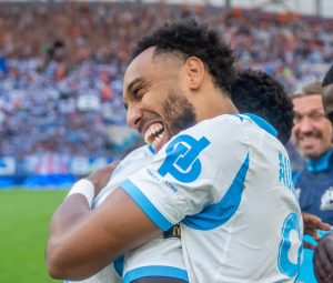 Aubameyang contribuie cu două pase decisive la victoria OM