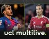 CL MULTILIVE - De balans bij de rust: Barça in vieze papieren, openingsgoal van Liverpool afgekeurd voor hands