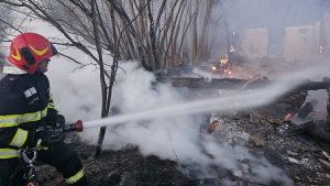 Focșani: Explozie provocatoare de incendiu în ultima clipă!