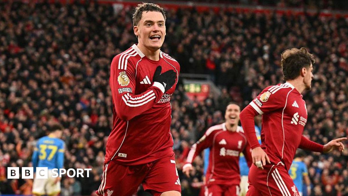 Liverpool 2-1 Wolves: Florian Wirtz scores his first goal for club