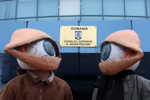 Demo pentru justiție independentă, în fața sediului Consiliului Superior al Magistraturii, miercuri searaea noastră”