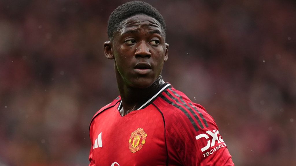 Kobbie Mainoo has struggled for minutes at Man Utd