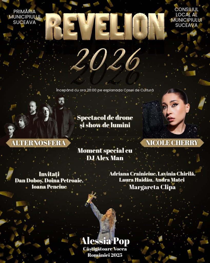 REVELION 2026 ÎN MUNICIPIUL SUCEAVA - Radio Iaşi – Cel mai ascultat radio regional