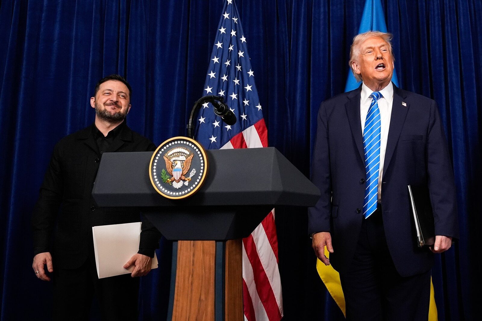 Trump și Zelenski, declarații optimiste după negocieri: „Progres spre pace”