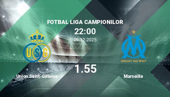 Union Saint-Gilloise vs Marseille, Ponturi Pariuri Fotbal...