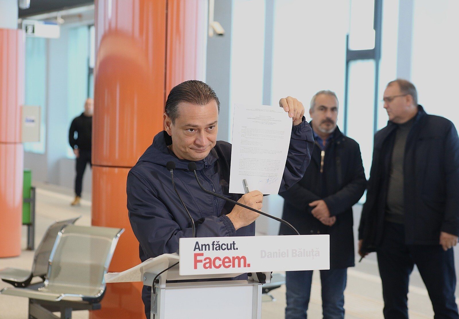 Primarul Daniel Băluță a semnat ordinul de începere a celei mai ample investiții publice locale din România, pentru extinderea magistralei de metrou M4