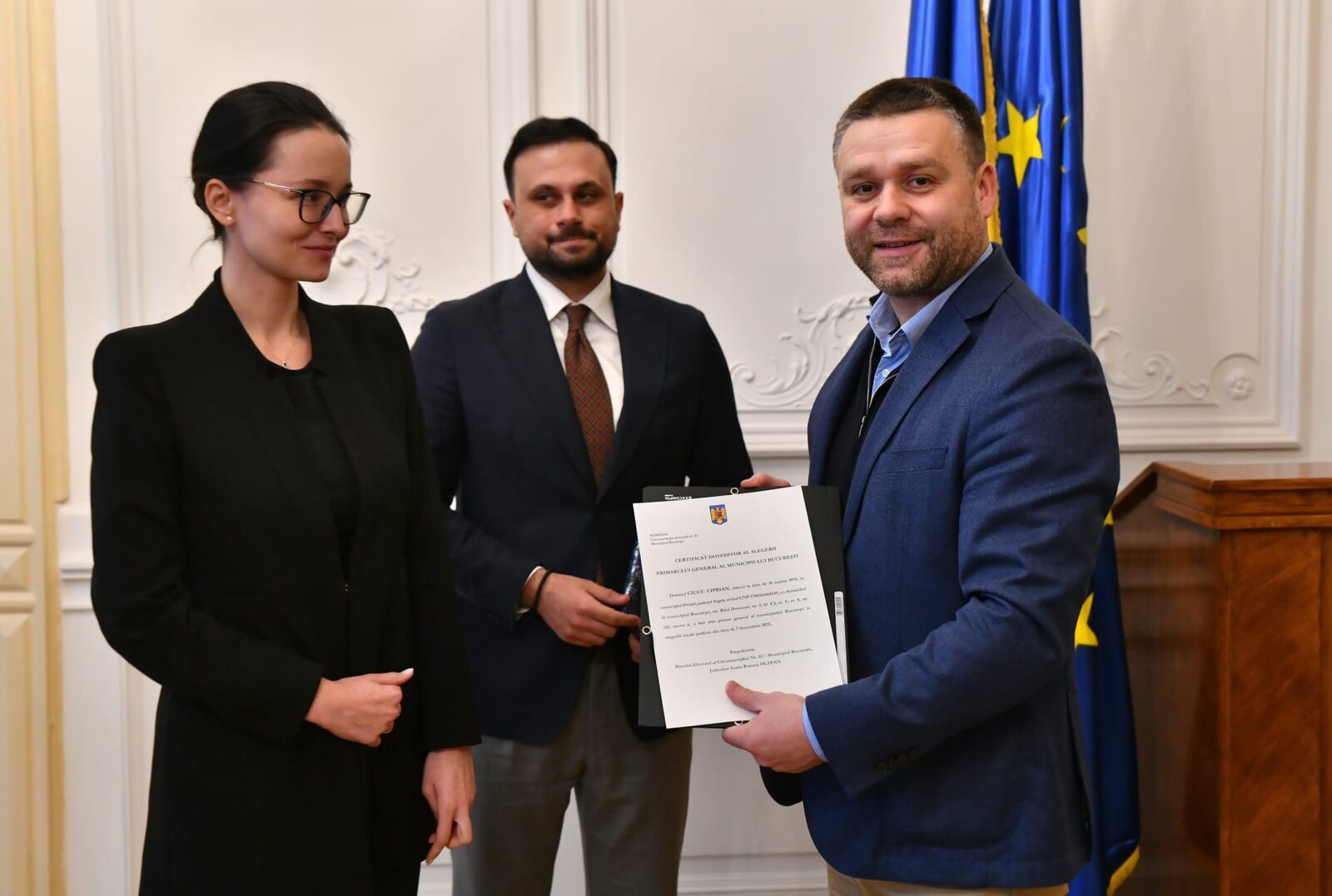 Ciprian Ciucu a obținut oficialitatea de la Biroul Electoral Local, devenind al doilea primar general al Capitalei din istoria Partidului Național Liberal după Revoluție