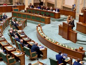 LIVEVIDEO: Moțiune simplă împotriva Dianei Buzoianu în Parlament; Ilie Bolojan în sală, strigă „demisia”