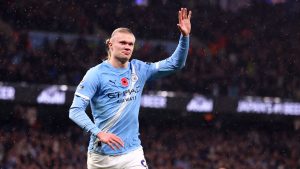 Manchester City învinge West Ham cu 2-0, disponibil acum pe VOYO! Haaland, autor al unui gol și al unei pase decisive.