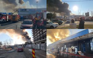 VIDEO: Incendiu de amploare în București. Nori كثيști de fum și avertizări RO-Alert: „Evitați zona” / Intervenție a zecilor de pompieri în desfășurare. Arafat: „Fumul este periculos pentru sănătate”