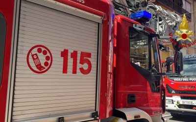 intervento dei vigili del fuoco