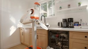 Start-up american dezvăluie robotul Memo, care organizează bucătăria și încarcă mașina de spălat vase