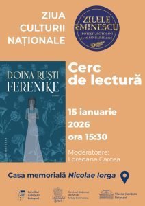 Întâlniri literare la Botoșani: Cercurile de lectură își continuă tradiția O nouă întâlnire a Cercului de lectură „Unde fugim de-acasă?” se va desfășura joi, 15 ianuarie 2026, la Școala Gimnazială Nr