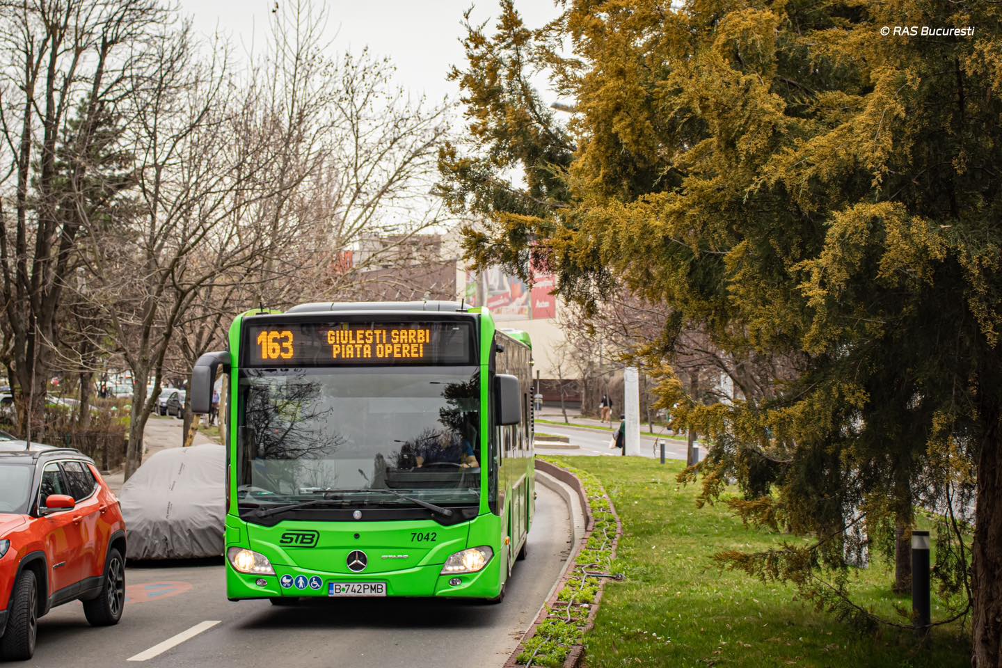 STB: Linia 163 reia traseul obișnuit începând cu 6 ianuarie