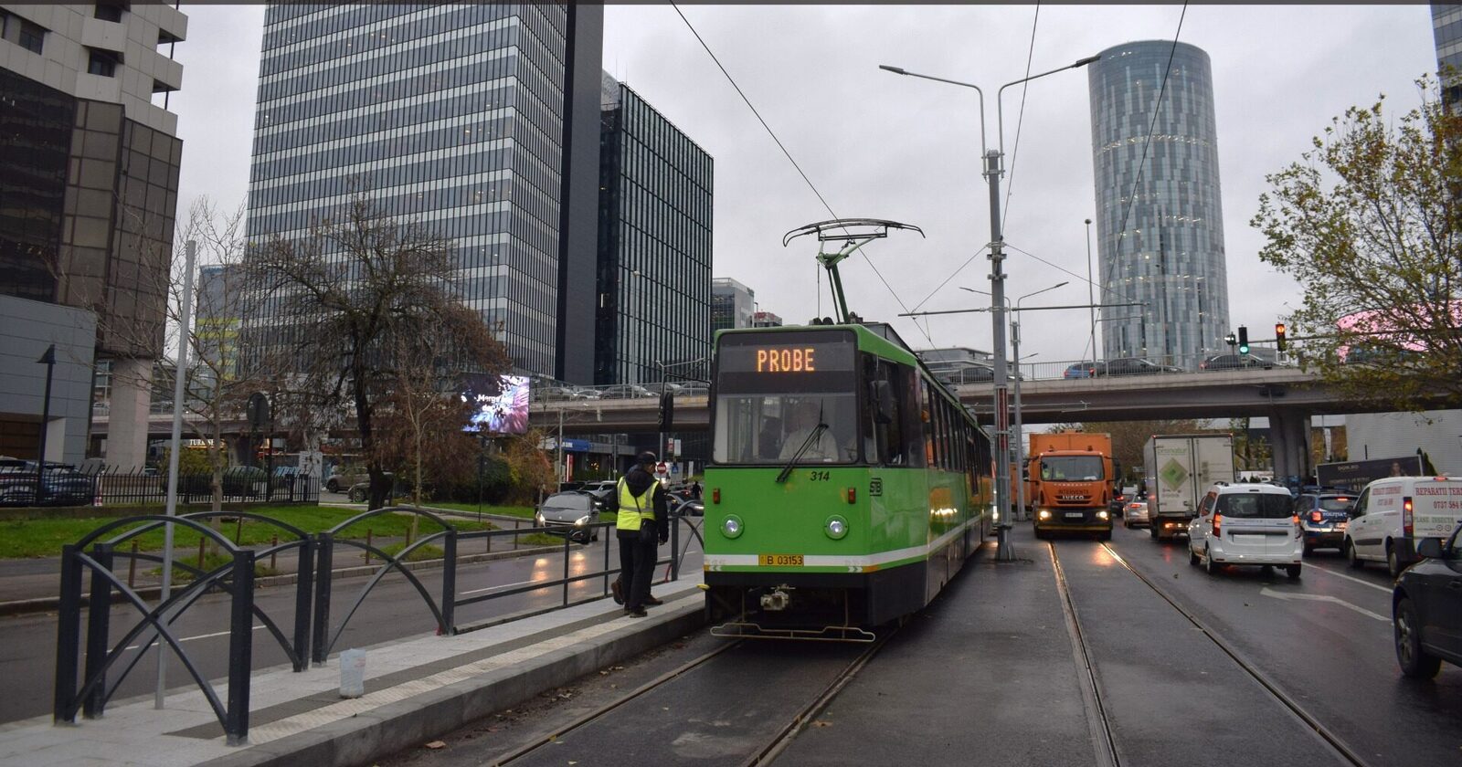 Linia 5 de tramvai, deschidere amânată pentru primăvară, inițial programată pe 9 decembrie 2025
