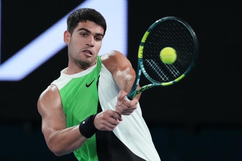 Carlos Alcaraz - Yannick Hanfmann: resumen, resultado y estadísticas de la segunda ronda del Open de Australia