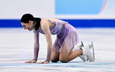 Ropote de aplauze! Românca Julia Sauter a izbucnit în lacrimi, la finalul programului liber de la Europenele de patinaj artistic