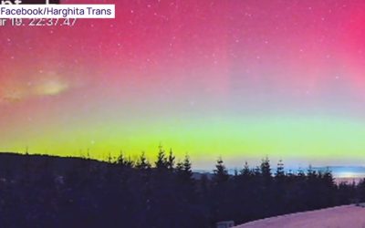 Aurora boreală a fost văzută în mare parte din România. Explicația pentru fenomenul neobișnuit