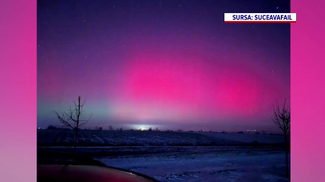 Aurora boreală, vizibilă în România după cea mai puternică explozie solară din ultimii 20 de ani. Unde a fost văzută