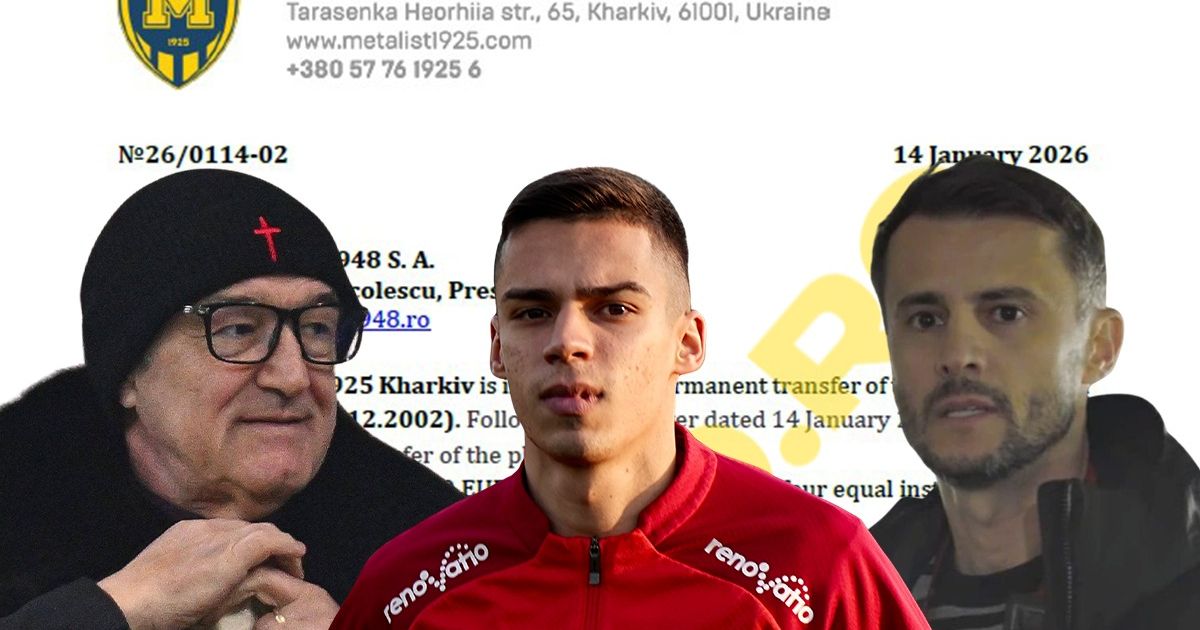 Iată documentul! Becali o acuză pe Dinamo că minte în privința ofertei pentru Cîrjan, dar GOLAZO.ro are mailul trimis de Metalist Harkov