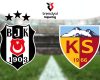 Beşiktaş-Kayserispor maçının ilk 11'leri belli oldu