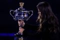 Tennis legend Jennifer Capriati steps out in rare public appearance to present trophy at Australian Open