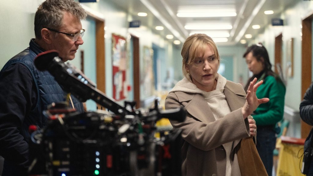 Kate Winslet directing 'Goodbye June.'