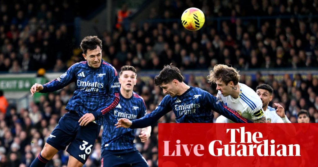 Leeds v Arsenal, Brighton v Everton, Wolves v Bournemouth: clockwatch – live | Football