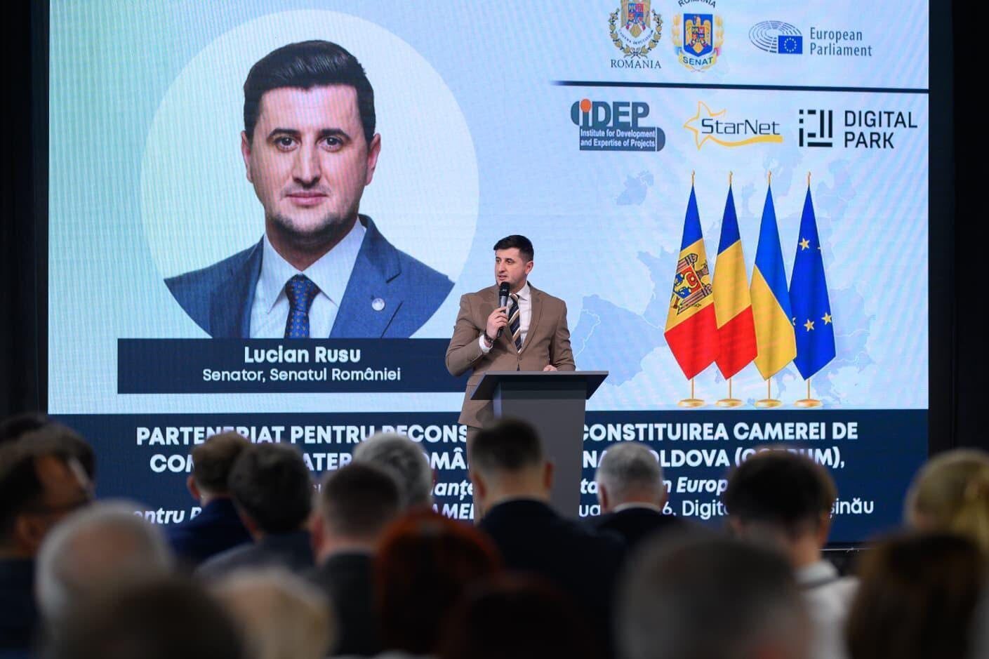 Titlu: Rolul strategic al României în reconstrucția Ucrainei: Un parteneriat regional este soluția Operațiunea de reconstrucție a Ucrainei nu poate fi abordată fragmentat, ci printr-un parteneriat regional coerent și orientat spre rezultate concrete, a subliniat Lucian Rusu, Membru în Comisia pentru energie, infrastructură energetică și resurse minerale, Senat