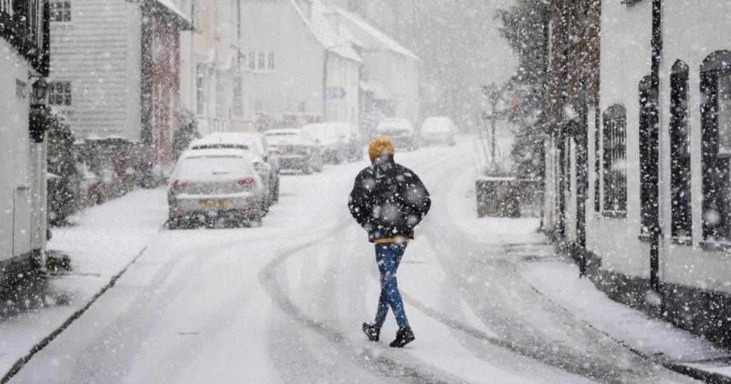 Hour-by-hour forecast amid snow weather warning in Halton