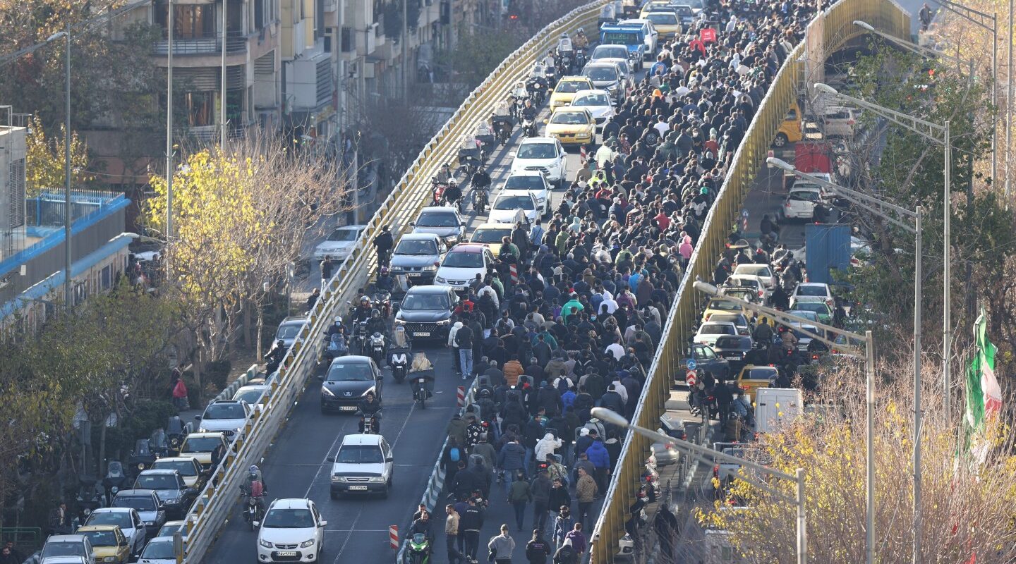 At least 7 reportedly killed as Iran protests widen