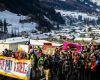 Proteste la Davos, înaintea Forumului Economic Mondial: ”Trump e simbolul imperialismului”