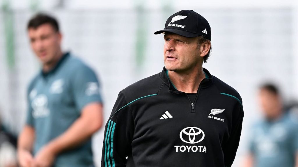 All Blacks coach Scott Robertson departs his role