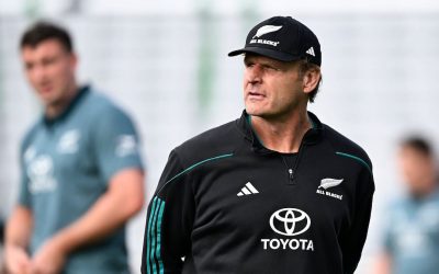 All Blacks coach Scott Robertson departs his role