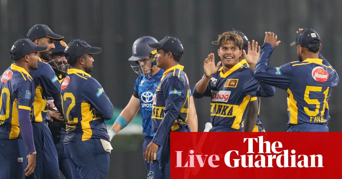 Sri Lanka v England: first men’s cricket one-day international – live | Cricket