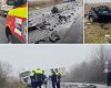 Șase morți într-un accident auto pe DN6, în Timiș. Trei oameni sunt răniți, unul foarte grav. Elicopterele SMURD n-au putut interveni